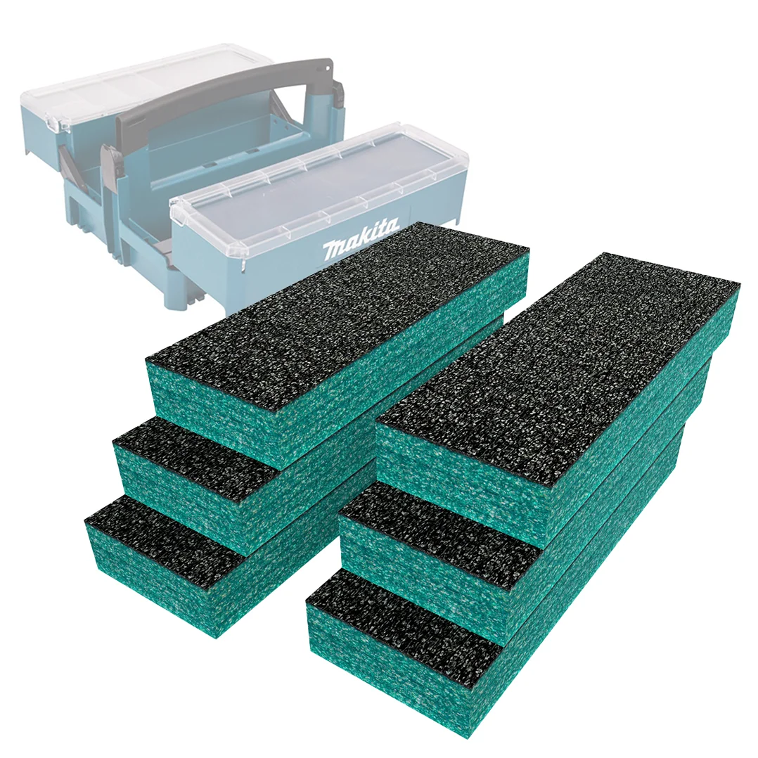 Khay mút foam định hình bán sẵn cho Makita Makpac Cantilever toolbox