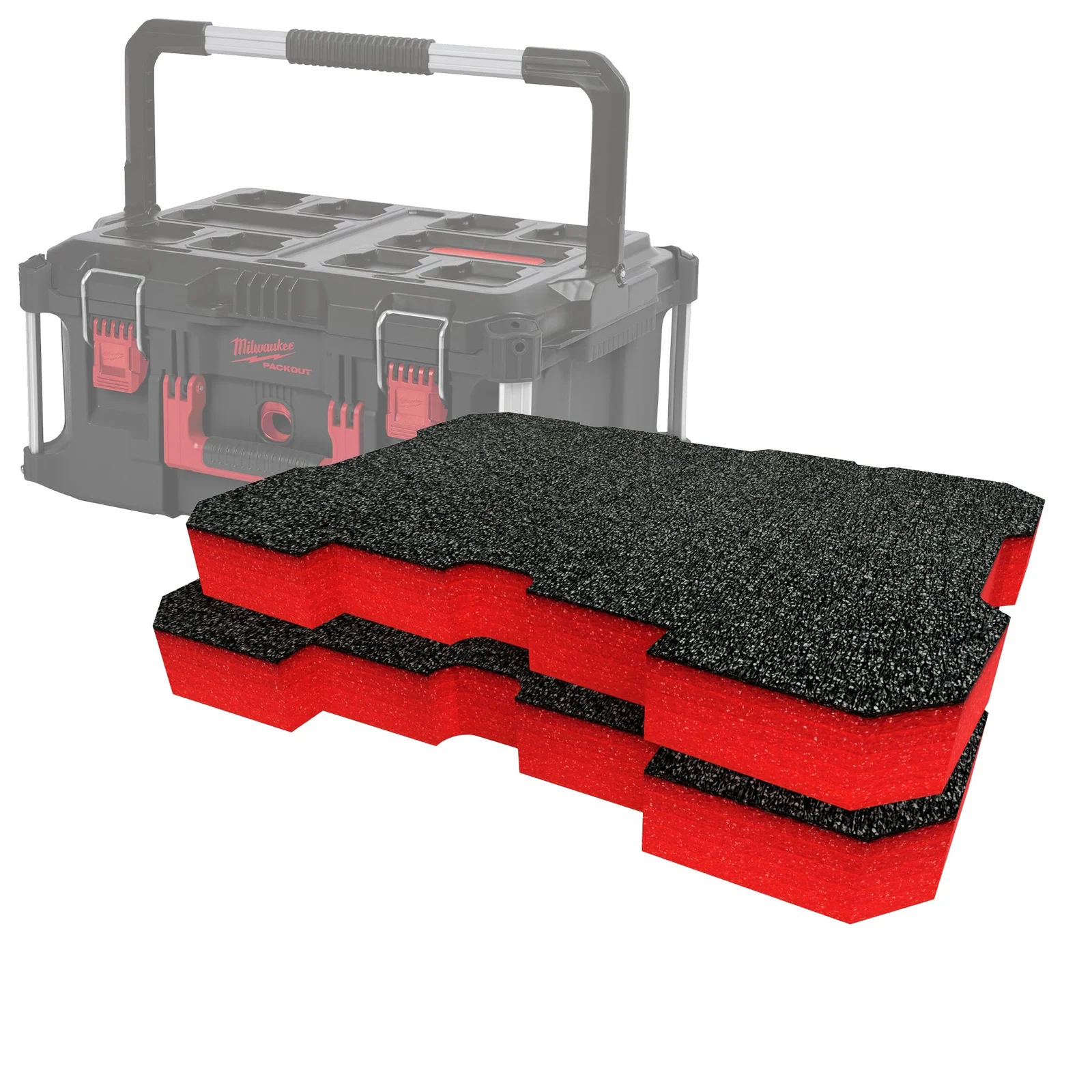 Khay foam cho Milwaukee Packout Large Tool Box 8425 bố trí dụng cụ gọn gàng theo từng hốc