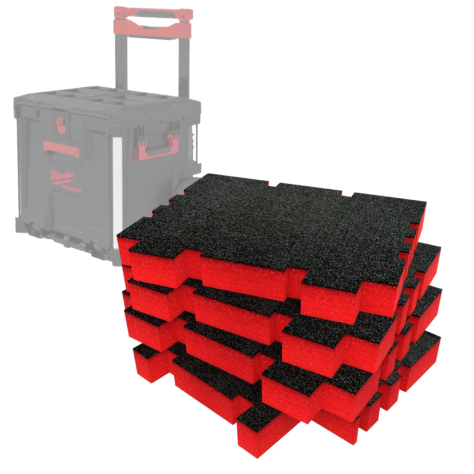 Khay foam insert Milwaukee Packout Rolling Drawer Foam Insert